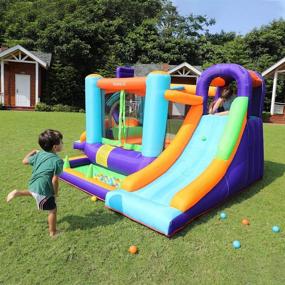 img 2 attached to 🎈 AirMyFun Inflatable Bounce Toddler Outdoor: A Fun-Filled Adventure for Little Explorers!