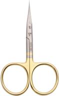 ✂️ 4.5-inch dr. slick hair scissor with gold loops, microtip, and straight blades logo