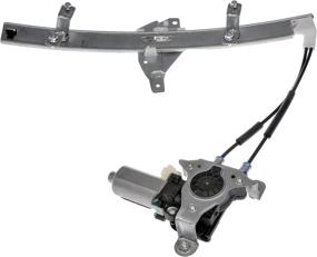 img 1 attached to Dorman 741-637 Power Window Motor and Regulator Assembly for Front Driver Side in Black, Compatible with Select Buick / Oldsmobile Models