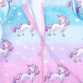 img 1 attached to Unicorn/Cat Girls Zip Up Hoodie Jacket with Pockets in Sweatshirt Style