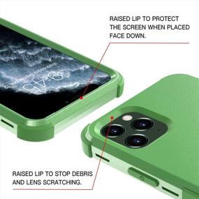 img 2 attached to 📱 Hekodonk iPhone 11 Pro Case: Heavy Duty Shockproof Protection, Green Olive