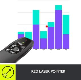 img 1 attached to 💻 Enhance Your Presentations with Logitech Wireless Presenter R400: The Ultimate Wireless Presentation Remote Clicker and Laser Pointer