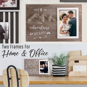 img 2 attached to 🖼️ Couples' Delight: Two-in-One Picture Frames Perfect for Family and Special Occasions