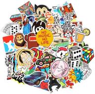 🎒 9 series cool laptop stickers pack: 100 pcs variety bomb stickers for adults and teens – graffiti vinyl decal set for skateboard, computer, motorcycle, bicycle, and luggage (a) logo