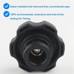 img 1 attached to 🔄 RC98 Coolant Reservoir Cap – Radiator Surge Tank Cap Replacement for Chevy GMC Duramax: 1999-2006 Silverado Sierra, 1999-2012 Malibu, 2000-2006 Tahoe Yukon, 1999-2005 Grand Am, and More