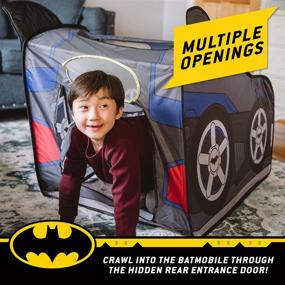 img 2 attached to Unleash Your Little Superhero's Imagination 🦇 with the Batman Pop Batmobile Playhouse Tent