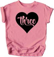 three birthday toddler outfit purple girls' clothing logo