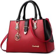👜 stylish women handbags: top handle bags tote purse with ample storage - shoulder crossbody bag to complement any outfit logo