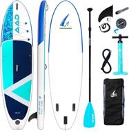 akd inflatable all around paddleboard pressure logo