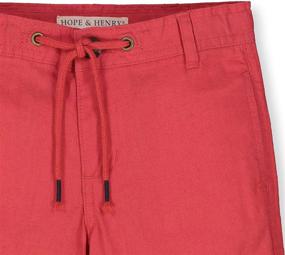 img 3 attached to Relaxed Linen Shorts for Boys - Hope Henry Clothing