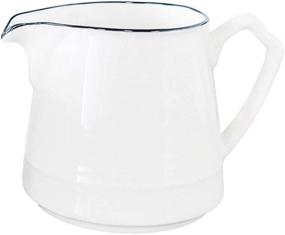 img 4 attached to 🥛 FUYU Simple Ceramic Creamer Pitcher: Sleek Design for Easy Pouring and Creamy Delights