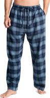 👖 sioro flannel sleepwear loungewear bottoms: comfortable men's clothing for sleep & lounge logo