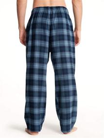 img 2 attached to 👖 SIORO Flannel Sleepwear Loungewear Bottoms: Comfortable Men's Clothing for Sleep & Lounge