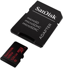 img 3 attached to 📷 128ГБ SanDisk Ultra UHS-I/Класс 10 Micro SDXC Карта Памяти с адаптером - SDSDQUAN-128G-G4A [Предыдущая версия]