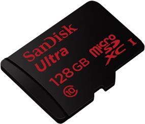 img 1 attached to 📷 128ГБ SanDisk Ultra UHS-I/Класс 10 Micro SDXC Карта Памяти с адаптером - SDSDQUAN-128G-G4A [Предыдущая версия]