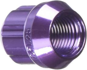 img 2 attached to 🔧 Muteki 31885L Purple Lightweight Spline Drive Lug Nut Set 12mm x 1.25mm (Set of 20) with Key