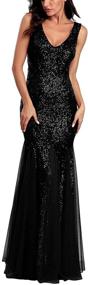 img 2 attached to ARFAR Sparkle Vintage Evening Sleeveless Women's Clothing