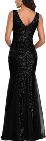 img 3 attached to ARFAR Sparkle Vintage Evening Sleeveless Women's Clothing