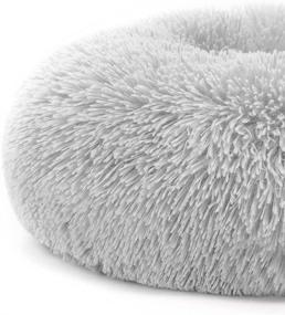 img 1 attached to 🐾 MIXJOY Orthopedic Dog Bed - Comfortable Donut Cuddler for Dogs and Cats - Ultra Soft and Washable Round Cushion Bed (23''/30''/36'')