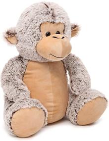 img 3 attached to DOLDOA 18-inch Stuffed Animal Monkey Toys - Cute Plush Monkey Soft Pillow - Perfect Gift for Kids, Light Coffee - Enhanced for SEO