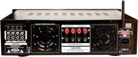 img 2 attached to MUSYSIC 4000W Hybrid Power Amplifier/Pre-Amplifier/Receiver with Bluetooth, AM/FM Tuner, USB/SD Slot, MP3 Input, and iPod Compatibility - MU-H4000BT