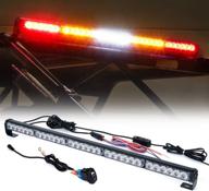 🚦 xprite 30" offroad rear chase led strobe light bar with turn signal, brake, and reverse functionality for utv, atv, polaris rzr xp 1000 900, side by sides, 4x4, trophy truck, dune buggy, trophy truck logo