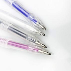 img 3 attached to 🖍️ Ultimate Heat Erasable Fabric Marking Pens Set with 16 Refills - 4 Colors: Perfect for Quilting, Sewing, and Dressmaking