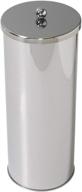 zenna home 7666st, chrome toilet paper canister logo