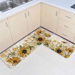 img 2 attached to Molyhome Absorbent Washable Sunflower 23 6Inches