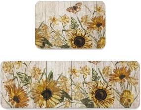 img 4 attached to Molyhome Absorbent Washable Sunflower 23 6Inches