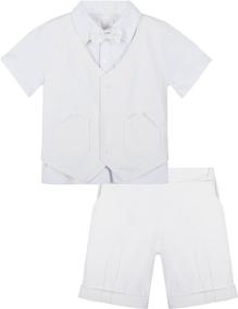 img 4 attached to DESIGN Toddler Gentleman Outfit Formal Boys' Clothing