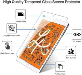 img 2 attached to ProCase iPad Mini 4th and 5th Screen Protector: Tempered Glass Film Guard for 7.9" Apple iPad Mini 5 2019 / iPad Mini 4 2015 - 2 Pack