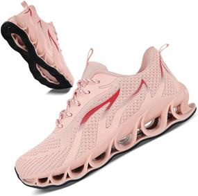 img 4 attached to APRILSPRING Running Non Slip Fashion Sneakers Women's Shoes