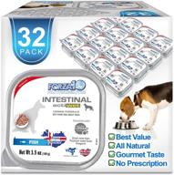 🐶 forza10 actiwet canned intestinal dog food - gastro intestinal wet food for dogs with intestinal disorders - fish flavor - 32 pack case (3.5 ounce each) logo