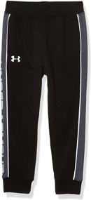 img 4 attached to Удобные и стильные: джоггеры Under Armour Fleece Solid для мальчиков.