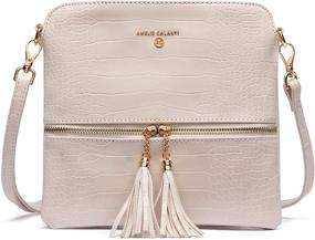img 4 attached to 👜 Amelie Galanti Lightweight Crossbody Shoulder Handbags & Wallets: Stylish and Practical Women's Shoulder Bags