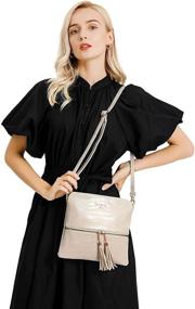 img 3 attached to 👜 Amelie Galanti Lightweight Crossbody Shoulder Handbags & Wallets: Stylish and Practical Women's Shoulder Bags