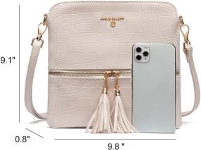 img 1 attached to 👜 Amelie Galanti Lightweight Crossbody Shoulder Handbags & Wallets: Stylish and Practical Women's Shoulder Bags