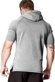 img 3 attached to 👕 COOFANDY Active Men's Clothing: Athletic Pullover Sweatshirt and T-Shirts