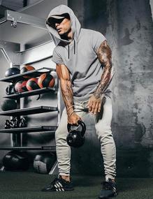 img 2 attached to 👕 COOFANDY Active Men's Clothing: Athletic Pullover Sweatshirt and T-Shirts