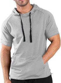 img 4 attached to 👕 COOFANDY Active Men's Clothing: Athletic Pullover Sweatshirt and T-Shirts