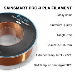 img 2 attached to SainSmart Silk PLA Filament: Enhanced Additive Manufacturing Products