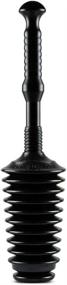 img 3 attached to 🚽 Black Bathroom Kit: Master Plunger for Toilets with Brush and Buckets