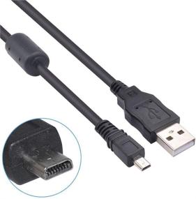 img 3 attached to 📷 UC-E6 USB Data Cable Replacement for Nikon Digital Camera - Compatible with D3300 D750 D7200 Coolpix L340 and More (1.5m/Black)