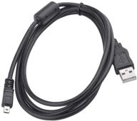 📷 uc-e6 usb data cable replacement for nikon digital camera - compatible with d3300 d750 d7200 coolpix l340 and more (1.5m/black) logo