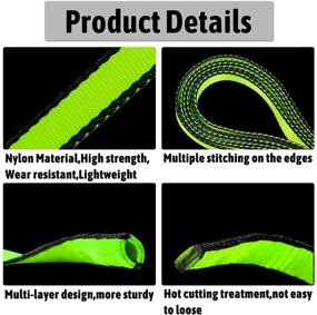 img 1 attached to KIKIGOAL 18mm Nylon Climbing Sling Runner - 23KN CE2008/EN566 - Outdoor Climbing, Rappelling, Swing, Yoga Hammock Straps