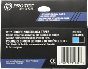 img 3 attached to 🏋️ Pro-Tec Pre-Cut Kinesiology Tape for Enhanced Athletic Performance