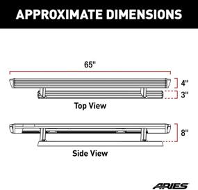 img 2 attached to 🚗 Enhance Your Jeep Wrangler JL with ARIES 3036571 ActionTrac 65-Inch Retractable Powered Running Boards