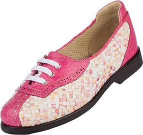 img 1 attached to AerogreeN TRANI Magenta Beige Black Patent