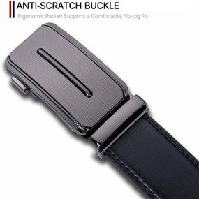 img 2 attached to Leather Ratchet Adjustable Automatic Casual